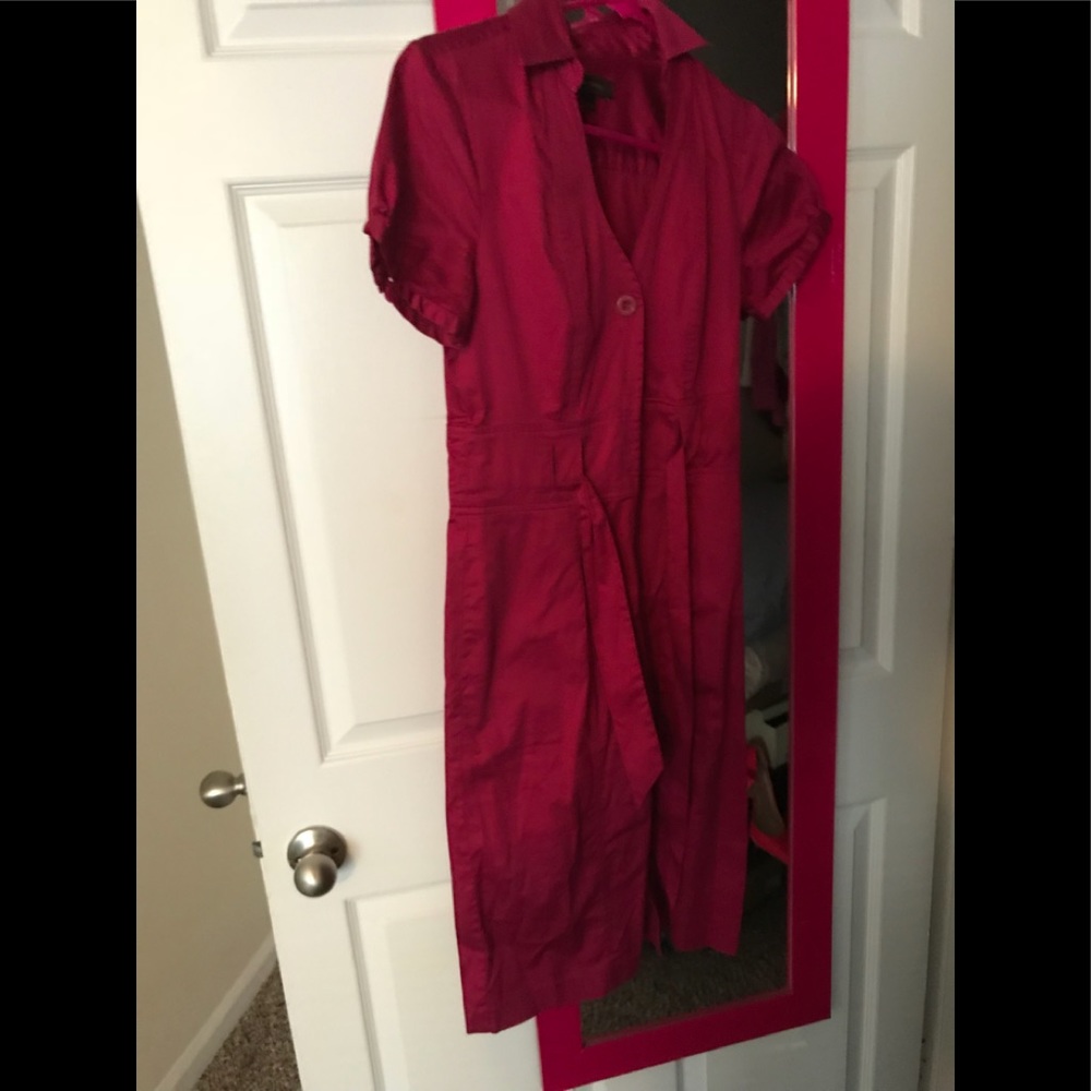 Limited waist tie dress